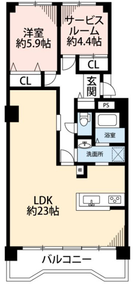 【間取り】 | 藤和さやまハイタウンB棟