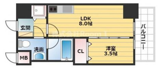 【間取り】 | イグレック南本町(イグレックミナミホンマチ)
