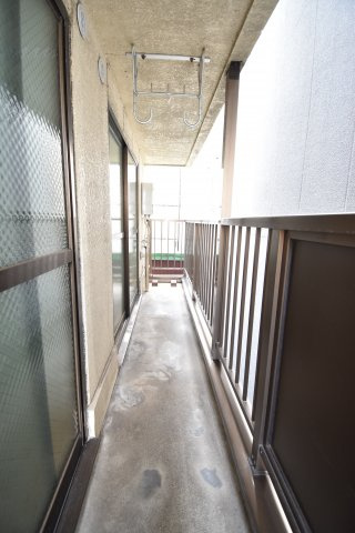 マンション寿のバルコニー