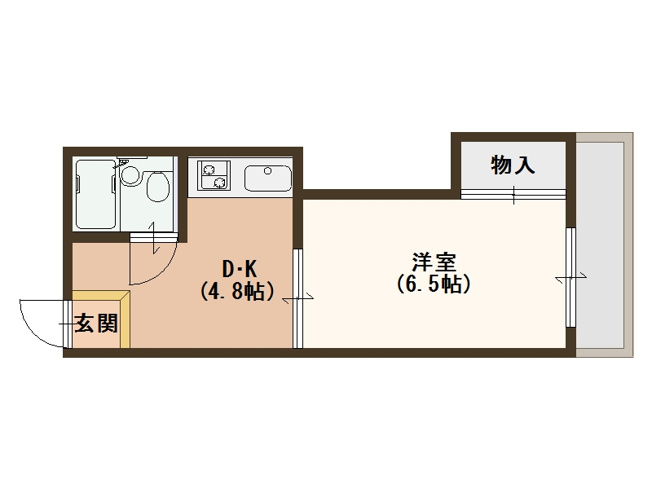 【間取り】 | ギャレ住之江