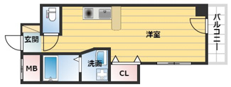 【間取り】 | レジェンドール堺筋本町