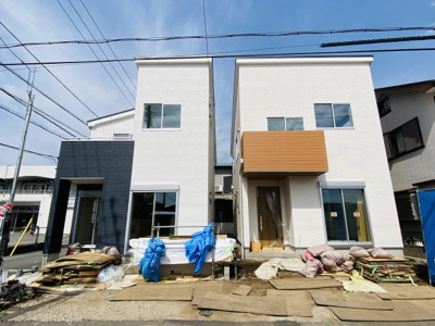 【外観】 | 売主　新築戸建　ＭＬＨ長後・高座渋谷　全２棟①　仲介手数料不要 | ２棟ございます。