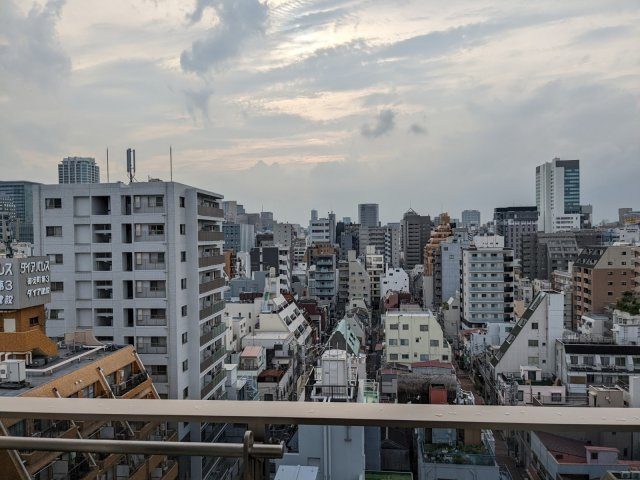 ディームス上野御徒町の設備|上層階からの眺望です