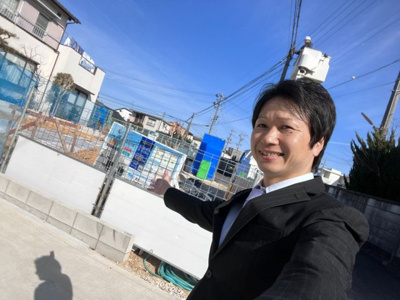 【外観】 | 千種区月ヶ丘第2期　1号棟　＜仲介手数料無料＞上野小・振甫中　新築一戸建て | 2/9撮影