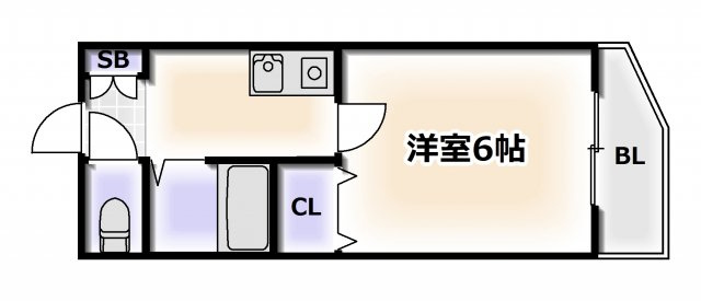 【間取り】 | シティハイツ浪速