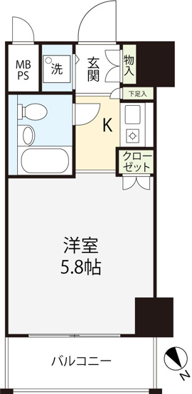 【間取り】 | ルネ和田町