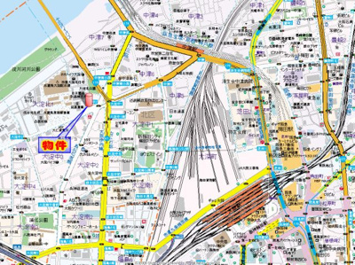 【地図】 | ジュネーゼ梅田北プラウディア