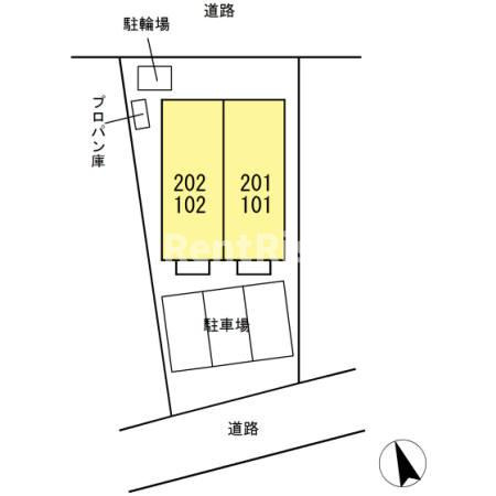 セレーノの区画図