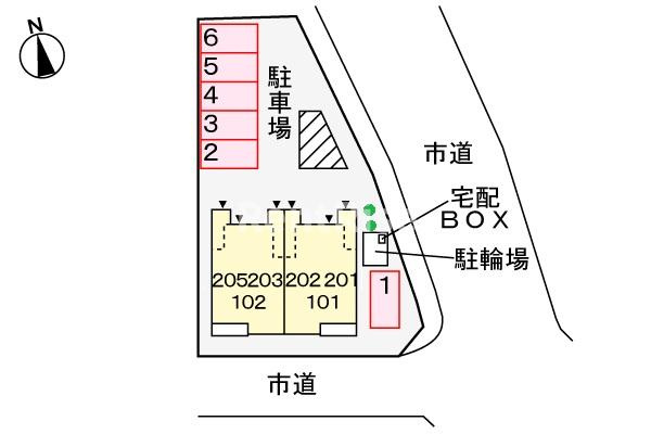 メゾン・セドレの区画図