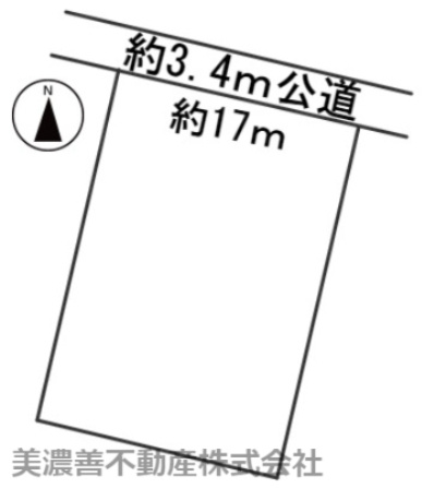 ５７３９７　岐阜市長良宮路町土地の区画図