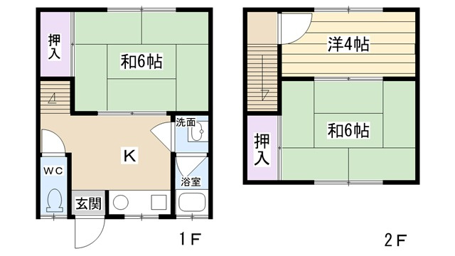 長曾根南荘の間取り