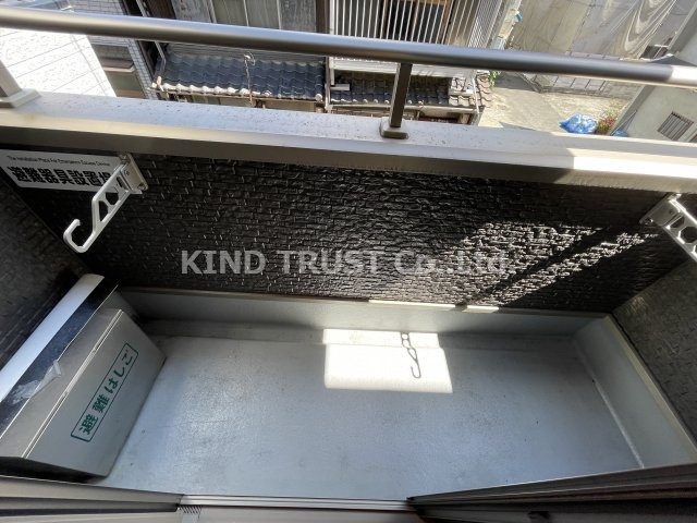 グリーンハイツ梅田東のバルコニー|広々としたバルコニーです