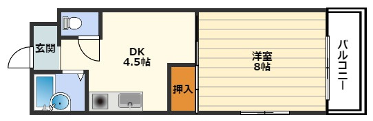 千光シティハイムの間取り