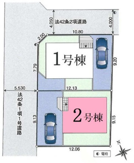 【外観】 | 2号棟。他の区画もございます。緑豊かな住環境です。