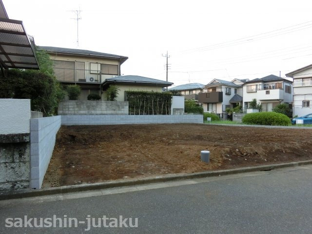 八千代台北１１丁目　売地の外観|八千代台北１１丁目　売地　建築条件なし　更地　約６１．７坪　東南道路面　東南角地