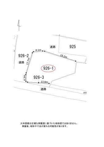 【土地図】 | 阿賀町売地