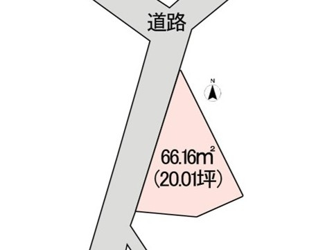 【土地図】 | 売地　高知市中秦泉寺　@29.98