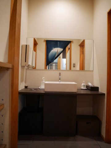 アイ・ふきや　飲食店　居抜き物件|１階手洗い