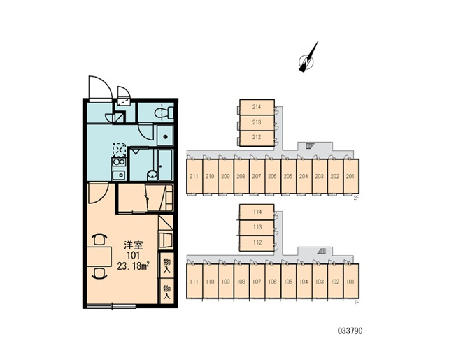【区画図】 | アドミラブールⅡ