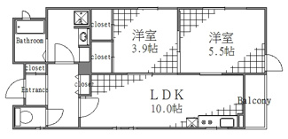 【間取り】 | メゾン　ド　トビー