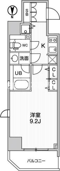 Fortuney大手前　BRAVI不動産の間取り