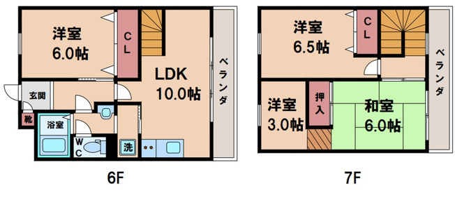 【間取り】 | ピボットハウスⅢ