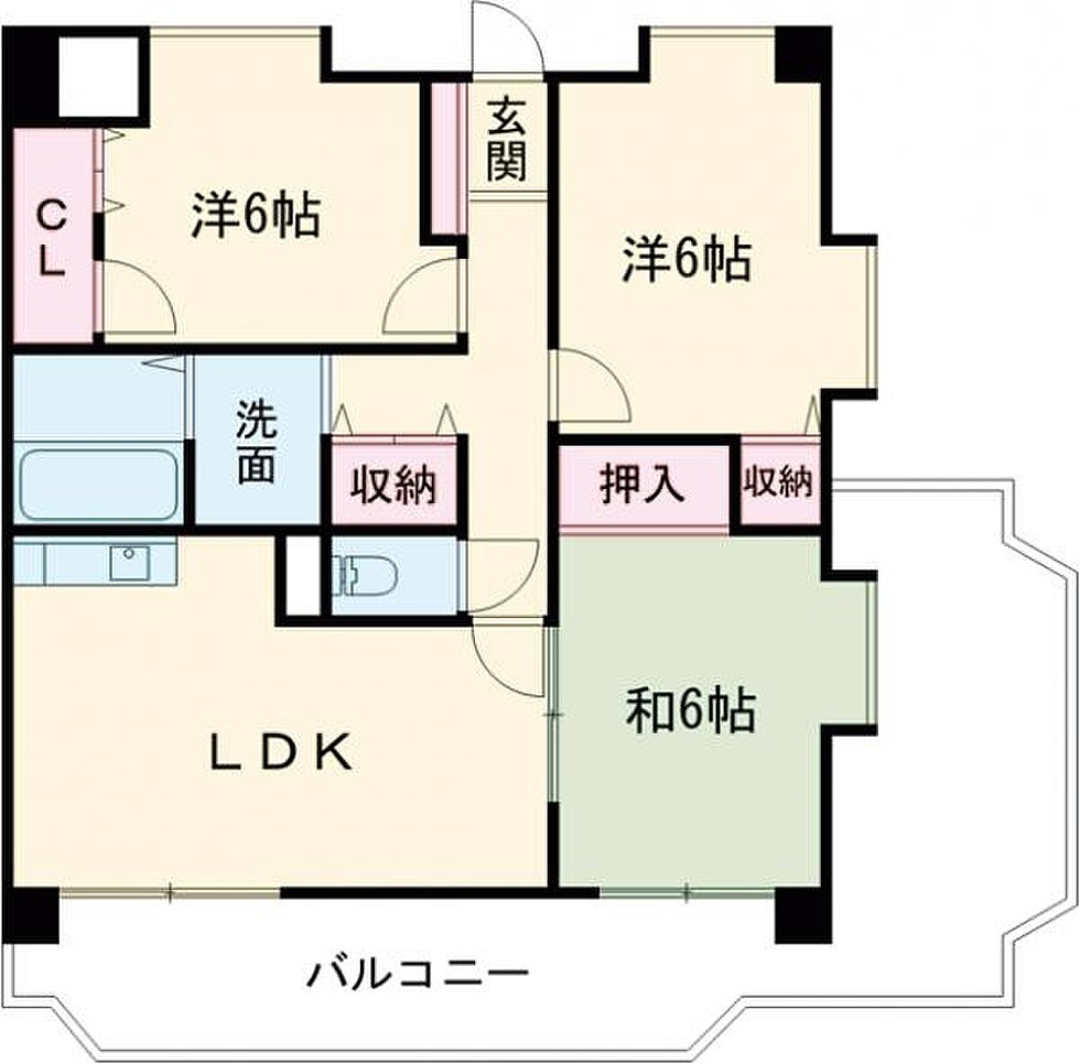 ウイング21【キャッシュバック対象物件】の間取り