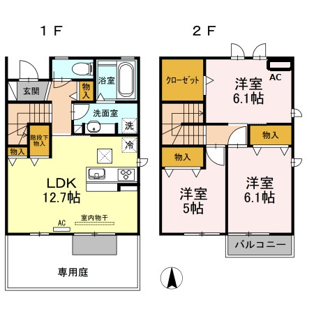 【間取り】 | ソフィア　ドゥオ