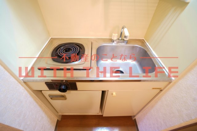 ダイナコート久留米レジックス【キャッシュバック対象物件】のキッチン|コンパクトなキッチンで掃除もラクラク