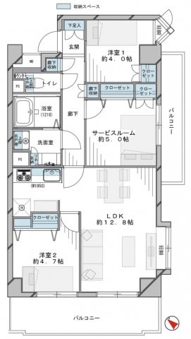 ライオンズマンション日吉第5の間取り