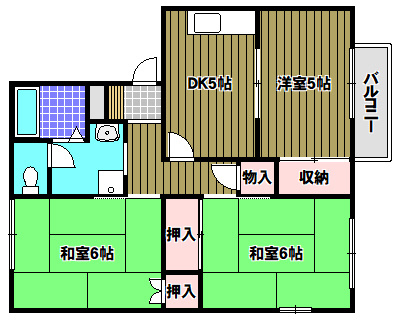 ハイツジュピターの間取り