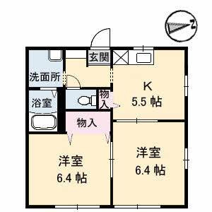 【間取り】 | ディアス南斎院・