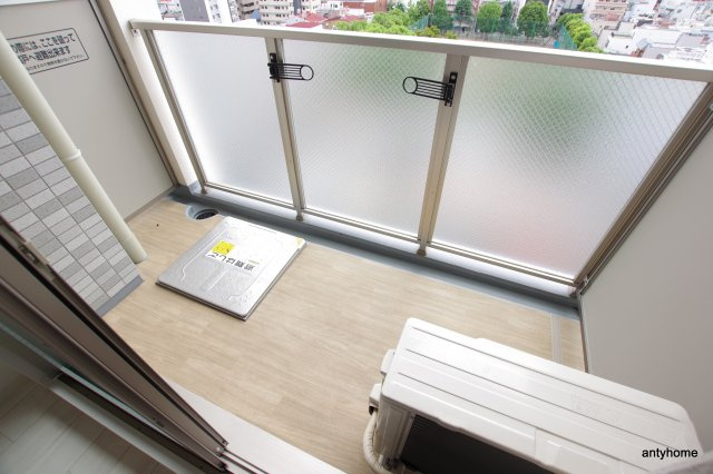 エスリード京橋グランテラス　仲介手数料無料のバルコニー
