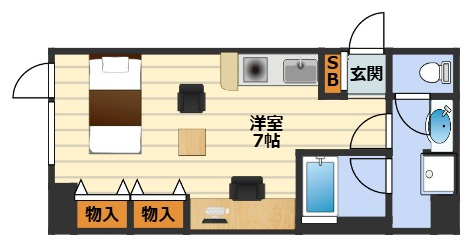 松下善ビルの間取り