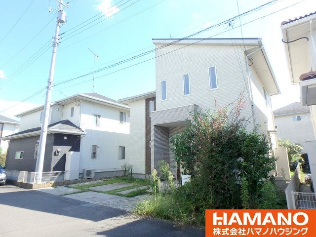筑西市成田中古戸建の外観|おしゃれな外観です