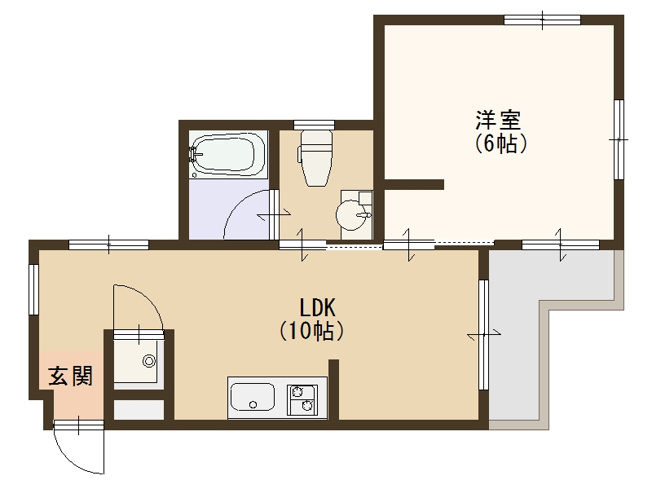 【間取り】 | メゾンビトロ1