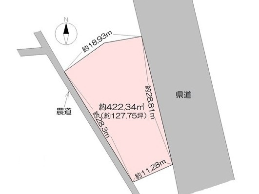 【土地図】 | 売地　高知市介良乙　@25.83