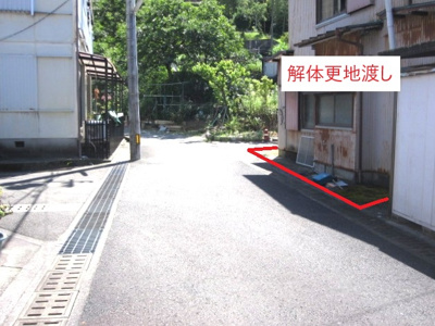 【周辺】 | 売地　高知市佐々木町　@25.84 | 敷地東側