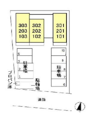 【区画図】 | La-Vespa門井町