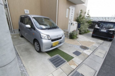 【駐車場】 | 上牧ささゆり台戸建て