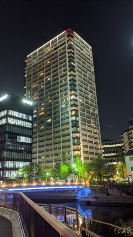 ブリリアザタワー東京八重洲アベニューの外観|外観：夜