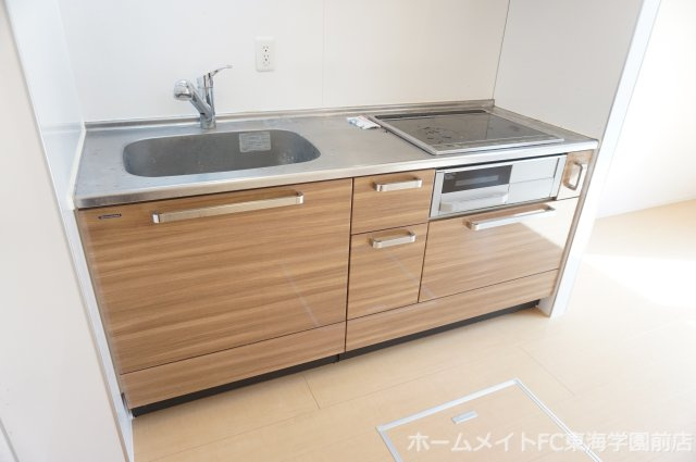 熊本市東区新外４丁目のアパートのキッチン