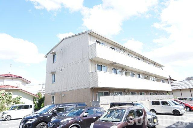 熊本市東区新南部４丁目のアパートの外観