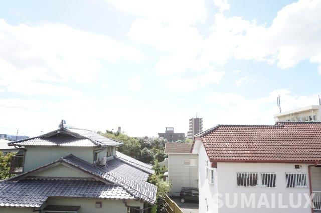 熊本市東区新南部４丁目のアパートの展望