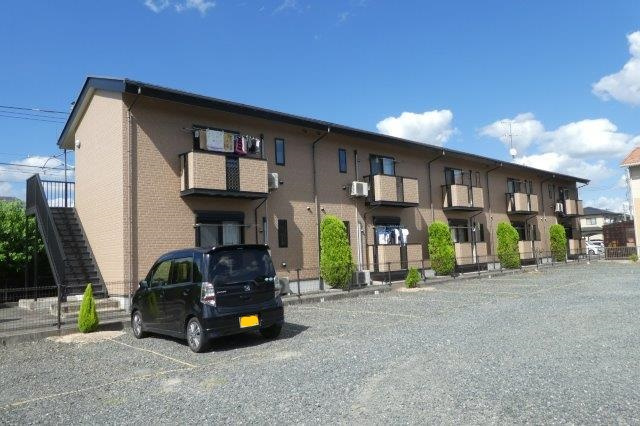 倉敷市中庄のアパートの外観