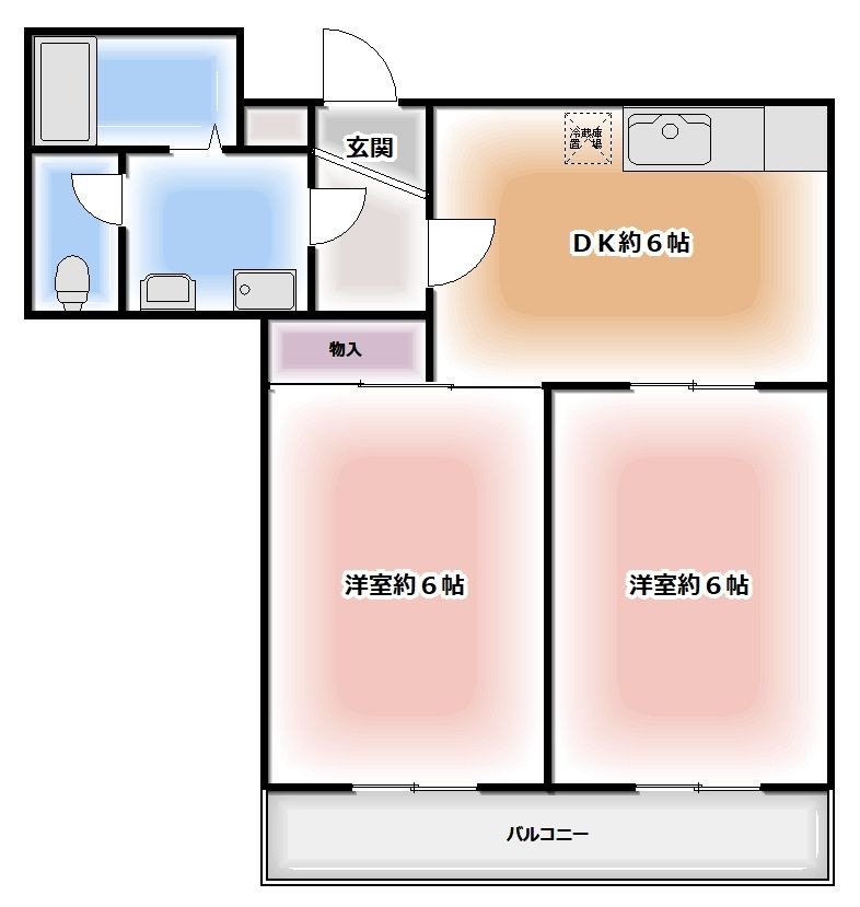 高根町１丁目マンションの間取り