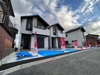【外観】 | 瑞穂区津賀田町1期　全4棟　1号棟＜仲介手数料無料＞瑞穂小・津賀田中　新築一戸建て | 11/26撮影
瑞穂区の不動産売買の事ならマックスバリュで住まい相談エムワイホームにお任せください。