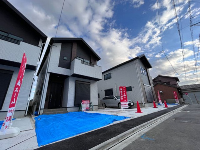 【外観】 | 瑞穂区津賀田町1期　全4棟　2号棟＜仲介手数料無料＞瑞穂小・津賀田中　新築一戸建て | 11/26撮影
瑞穂区の不動産売買の事ならマックスバリュで住まい相談エムワイホームにお任せください。