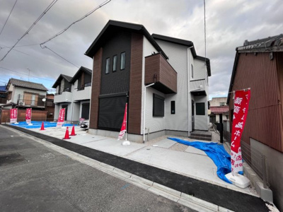 【外観】 | 瑞穂区津賀田町1期　全4棟　4号棟＜仲介手数料無料＞瑞穂小・津賀田中　新築一戸建て | 11/26撮影
瑞穂区の不動産売買の事ならマックスバリュで住まい相談エムワイホームにお任せください。