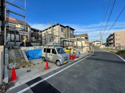 【前面道路含む現地写真】 | 尾張旭市印場元町1期  1号棟　＜仲介手数料無料＞白鳳小・西中　新築一戸建て | 11/8撮影
尾張旭市の不動産売買の事ならマックスバリュで住まい相談エムワイホームにお任せください。